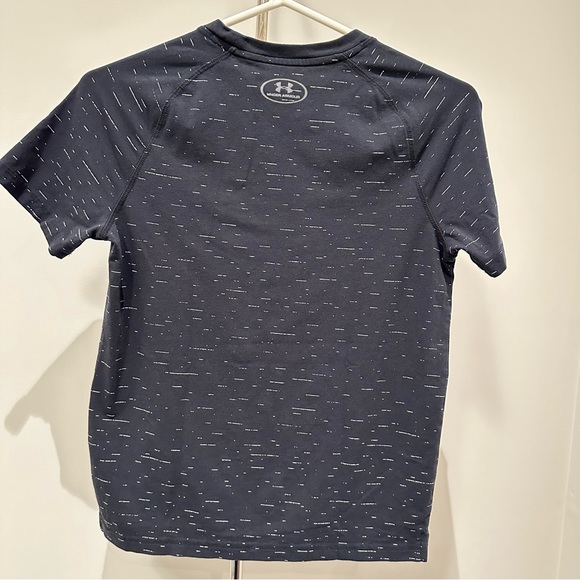 Under Armour Youth Boys Short Sleeve Printed T-Shirt, Black Size Medium - Picture 3 of 4